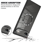 Custodia per telefono MagSafe in TPU con motivo CD galvanizzato ad angolo retto quadrato., For iPhone Air, For iPhone 16 Pro Max, For iPhone 16 Pro
