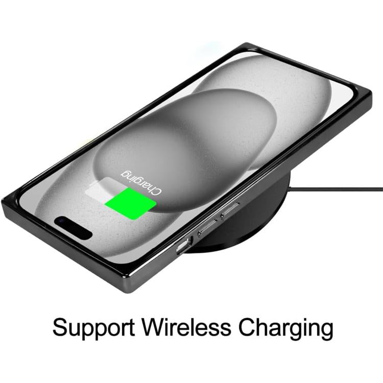 Custodia per telefono MagSafe in TPU con motivo CD galvanizzato ad angolo retto quadrato., For iPhone 14 Plus, For iPhone 14, For iPhone 14 Pro