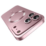 Custodia per telefono MagSafe in TPU metallico ultrasottile con pellicola protettiva per l'obiettivo., For iPhone 17 Pro Max, For iPhone 17 Pro, For iPhone 17, For iPhone Air, For iPhone 16 Pro Max, For iPhone 16 Pro