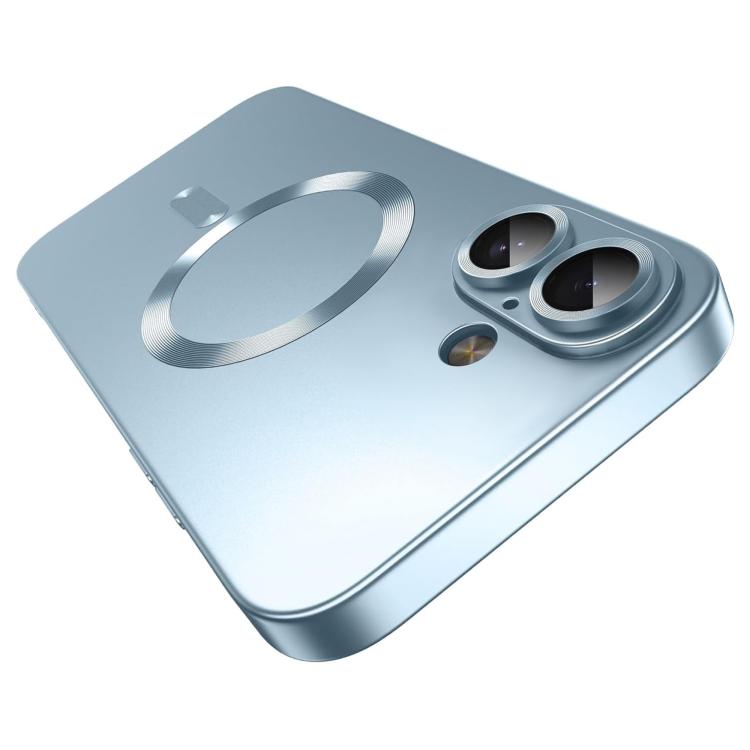 Custodia per telefono MagSafe in TPU metallico ultrasottile con pellicola protettiva per l'obiettivo., For iPhone 17 Pro Max, For iPhone 17 Pro, For iPhone 17, For iPhone Air, For iPhone 16 Pro Max, For iPhone 16 Pro