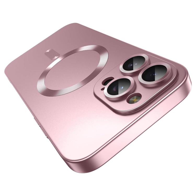 Custodia per telefono MagSafe in TPU metallico ultrasottile con pellicola protettiva per l'obiettivo., For iPhone 16 Plus, For iPhone 16, For iPhone 15 Pro Max, For iPhone 15 Pro, For iPhone 15 Plus, For iPhone 15