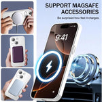 Custodia per telefono MagSafe in TPU metallico ultrasottile con pellicola protettiva per l'obiettivo., For iPhone 13