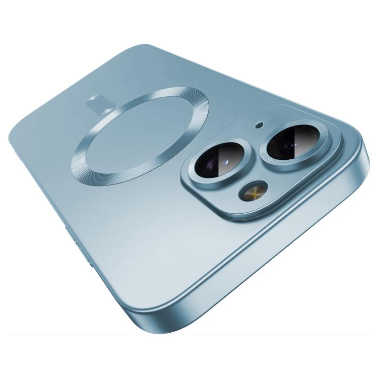 Custodia per telefono MagSafe in TPU metallico ultrasottile con pellicola protettiva per l'obiettivo., For iPhone 13