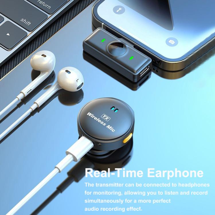 Microfono lavalier wireless DS-Q8 con riduzione rumore
