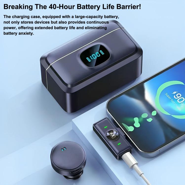Microfono lavalier wireless DS-Q8 con riduzione rumore
