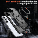 Custodia per telefono Kalebol PC Hybrid TPU Armor con anello MagSafe., For Galaxy S26 5G, For Galaxy A57 5G, For Galaxy A37 5G