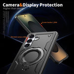 Custodia per telefono Kalebol PC Hybrid TPU Armor con anello MagSafe., For Galaxy S26 5G, For Galaxy A57 5G, For Galaxy A37 5G