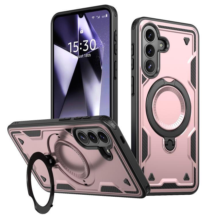 Custodia per telefono Kalebol PC Hybrid TPU Armor con anello MagSafe., For Galaxy S26 5G, For Galaxy A57 5G, For Galaxy A37 5G