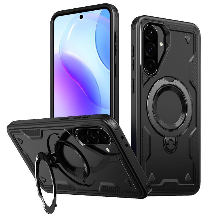 Custodia per telefono Kalebol PC Hybrid TPU Armor con anello MagSafe., For Galaxy S26 5G, For Galaxy A57 5G, For Galaxy A37 5G