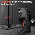 Custodia per telefono Kalebol PC Hybrid TPU Armor con anello MagSafe., For Galaxy A27 5G, For Galaxy A17 4G / 5G, For Galaxy A07 4G / 5G