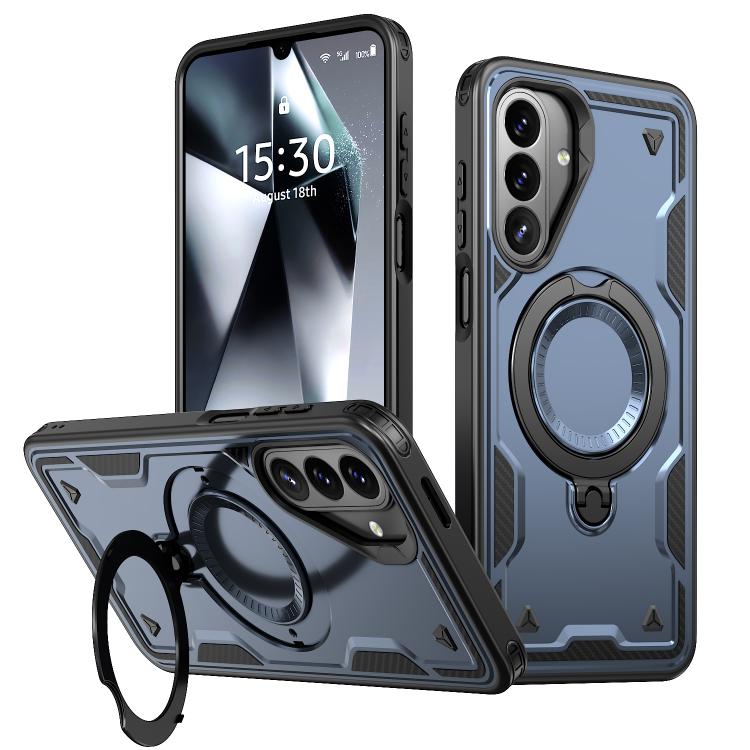Custodia per telefono Kalebol PC Hybrid TPU Armor con anello MagSafe., For Galaxy A27 5G, For Galaxy A17 4G / 5G, For Galaxy A07 4G / 5G