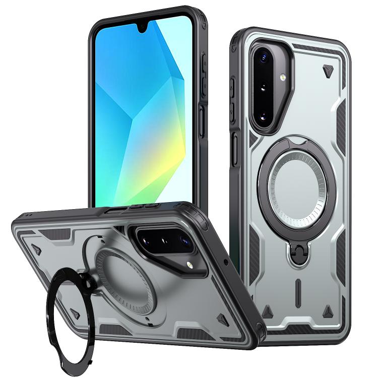 Custodia per telefono Kalebol PC Hybrid TPU Armor con anello MagSafe., For Galaxy A27 5G, For Galaxy A17 4G / 5G, For Galaxy A07 4G / 5G