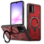 Custodia per telefono Kalebol PC Hybrid TPU Armor con anello MagSafe., For Galaxy A27 5G, For Galaxy A17 4G / 5G, For Galaxy A07 4G / 5G