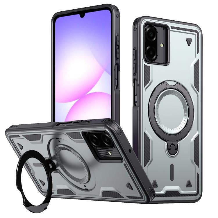 Custodia per telefono Kalebol PC Hybrid TPU Armor con anello MagSafe., For Galaxy A27 5G, For Galaxy A17 4G / 5G, For Galaxy A07 4G / 5G