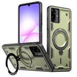 Custodia per telefono Kalebol PC Hybrid TPU Armor con anello MagSafe., For Galaxy A27 5G, For Galaxy A17 4G / 5G, For Galaxy A07 4G / 5G