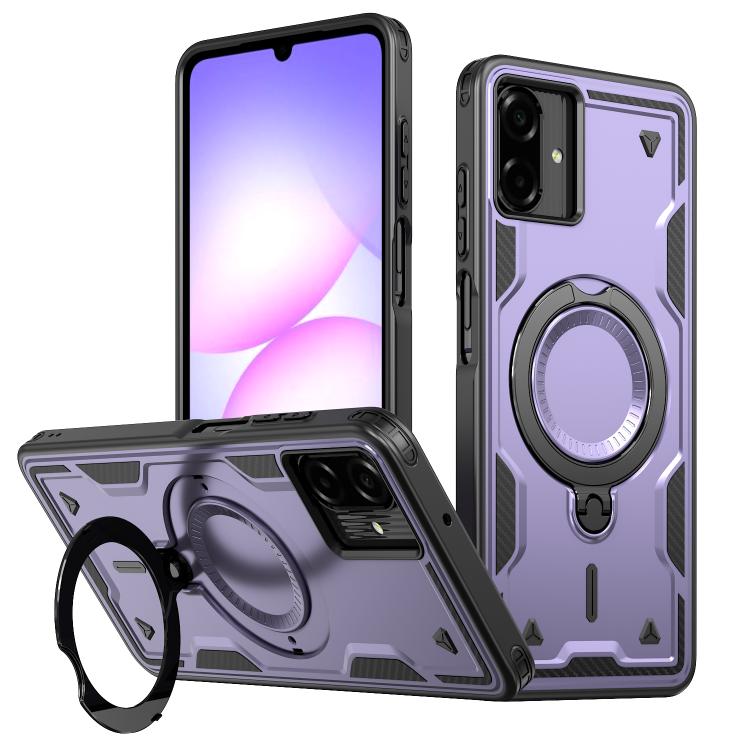 Custodia per telefono Kalebol PC Hybrid TPU Armor con anello MagSafe., For Galaxy A27 5G, For Galaxy A17 4G / 5G, For Galaxy A07 4G / 5G