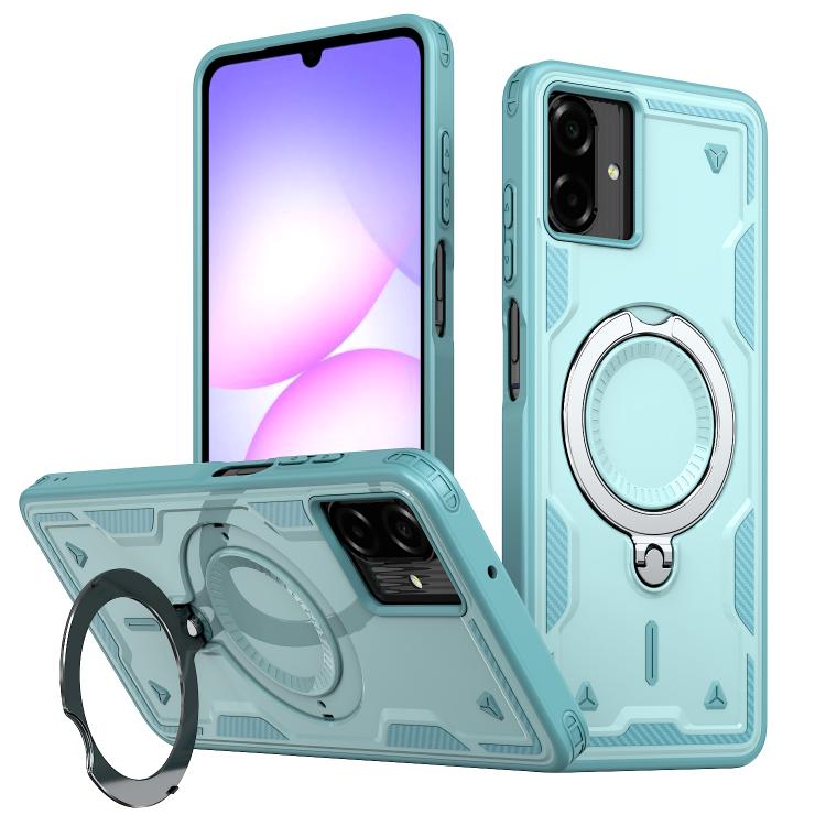 Custodia per telefono Kalebol PC Hybrid TPU Armor con anello MagSafe., For Galaxy A27 5G, For Galaxy A17 4G / 5G, For Galaxy A07 4G / 5G