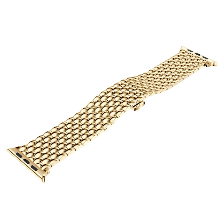 Cinturino per orologio con cinturino da polso in acciaio inossidabile massiccio Dragon Grain per Apple Watch Series 3 & 2 & 1 42mm
