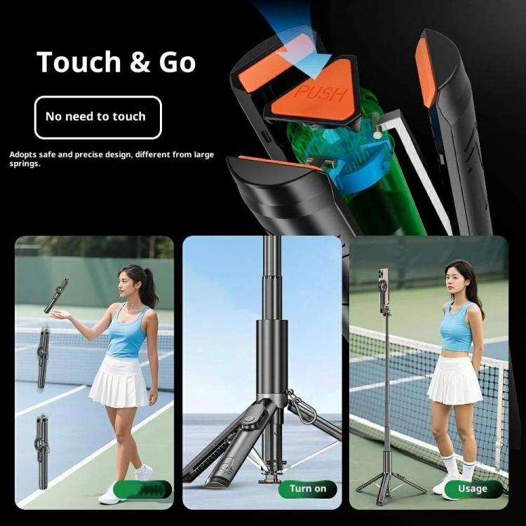 Selfie stick magnetico P24MF con treppiede e Bluetooth