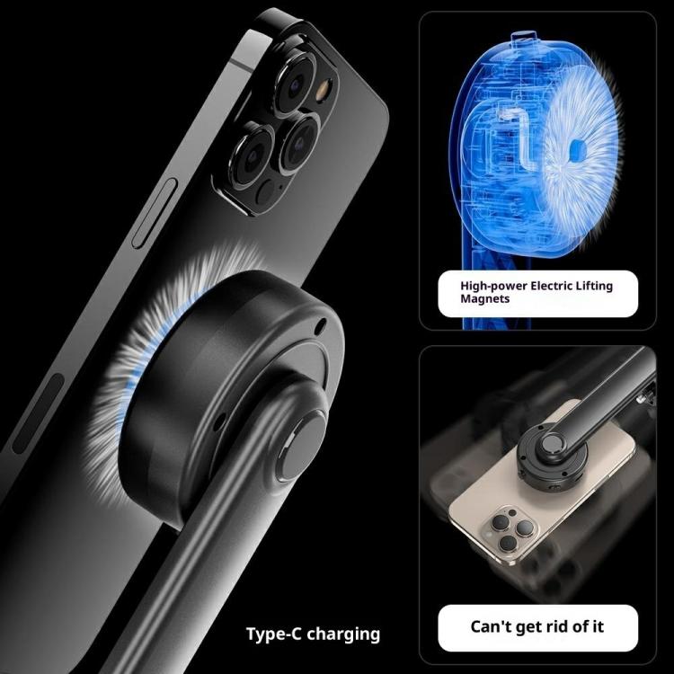 Monopiede estensibile con ventosa elettrica per smartphone