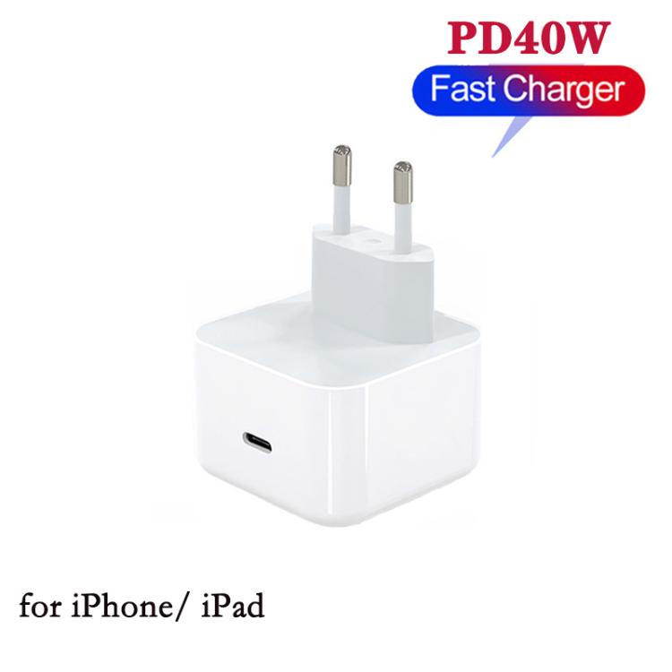 Caricabatterie A3365 PD40W con interfaccia USB-C / Type-C e spina europea., EU Plug