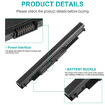 Batterie per laptop da 2000 mAh per HP HSTNN-LB6V LB6U 255 256 240 245 G4 G5, HS04