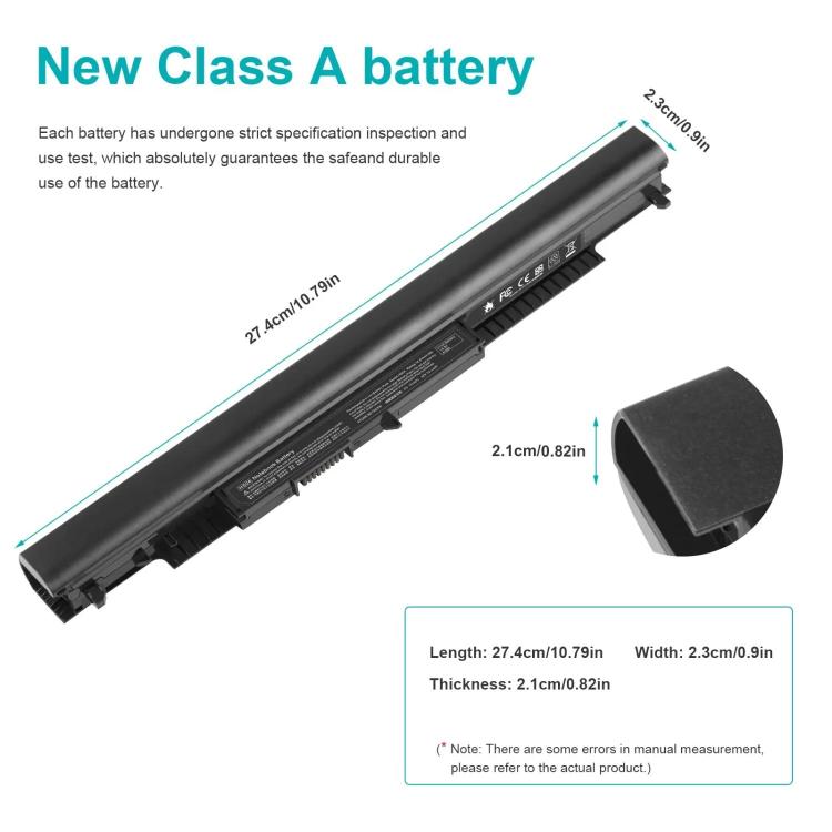 Batterie per laptop da 2000 mAh per HP HSTNN-LB6V LB6U 255 256 240 245 G4 G5, HS04