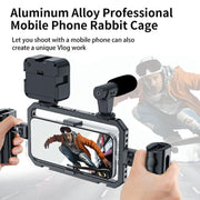 Stabilizzatore video smartphone con doppia impugnatura magnetica