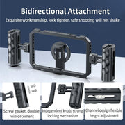 Stabilizzatore video smartphone con doppia impugnatura magnetica