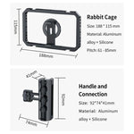 Stabilizzatore video smartphone doppia impugnatura magnetica