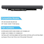 Batteria di ricambio da 2200 mAh per laptop HP 245 240 246 250 G6, JC04