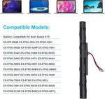 Batteria di ricambio da 2200 mAh per laptop Acer Aspire E5-575G 475G 523G 553G, AS16A5K