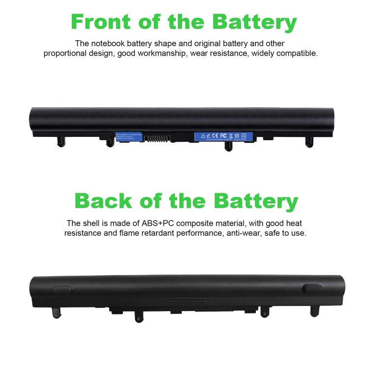 Batteria per laptop da 2200 mAh per Acer Aspire V5-471G V5-431/551, AL12A32