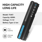 Batteria per laptop da 4400 mAh per Dell E5420 E6430 E6420 E6520 E6530, T54FJ