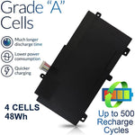 Batteria di ricambio da 3600 mAh per laptop ASUS TUF Gaming di quinta/sesta/settima/ottava generazione FX80G FX86F/G, B31N1726