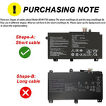 Batteria di ricambio da 3600 mAh per laptop ASUS TUF Gaming di quinta/sesta/settima/ottava generazione FX80G FX86F/G, B31N1726