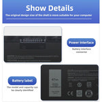 Batteria di ricambio da 7100 mAh per laptop Dell Latitude 7440 7450 E7440, 3RNFD