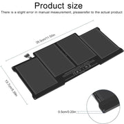Batteria di ricambio da 7000 mAh per MacBook Air da 13 pollici, A1496