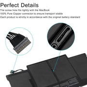 Batteria di ricambio da 7000 mAh per MacBook Air da 13 pollici, A1496