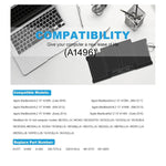 Batteria di ricambio da 7000 mAh per MacBook Air da 13 pollici, A1496