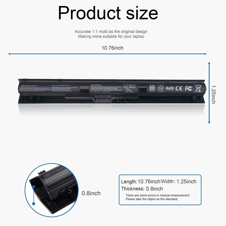 Batteria di ricambio da 2200 mAh per laptop HP Omen 1/2/3/4/5 PRO, KI04XL