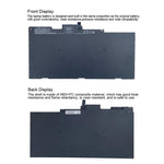Batteria di ricambio da 3900 mAh per laptop HP EliteBook 840G3 848G3 840G4, CS03XL