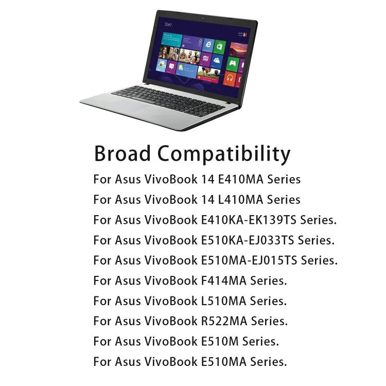 Batteria di ricambio da 3600 mAh per laptop ASUS E410M E410MA E510M, B31N1912