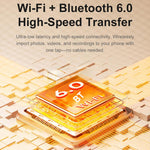 Occhiali intelligenti A2 con fotocamera HD da 8 MP, supporto per traduzione AI / assistente AI / chiamate Bluetooth, A2