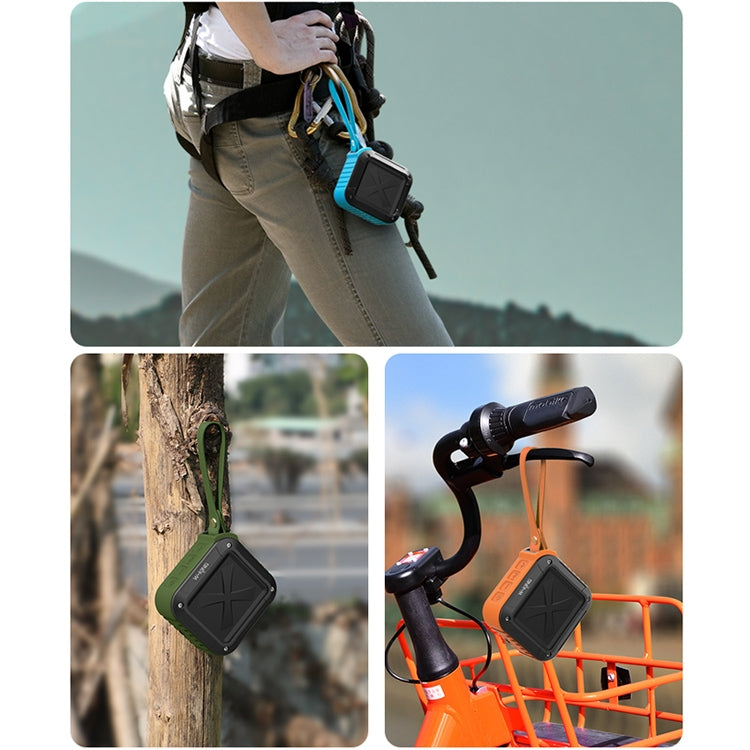 W-KING S7 Mini altoparlante wireless impermeabile con altoparlante per bici Bluetooth TF/FM/AUX/NFC, black, Orange, blue, Army Green