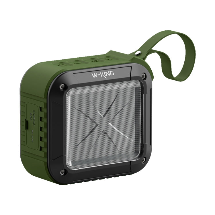 W-KING S7 Mini altoparlante wireless impermeabile con altoparlante per bici Bluetooth TF/FM/AUX/NFC, black, Orange, blue, Army Green