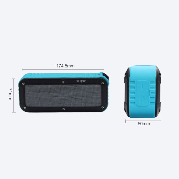 Altoparlanti W-KING S20 Altoparlante Bluetooth impermeabile IPX6 Altoparlante Bluetooth NFC portatile per esterni/doccia/Radio FM bicicletta