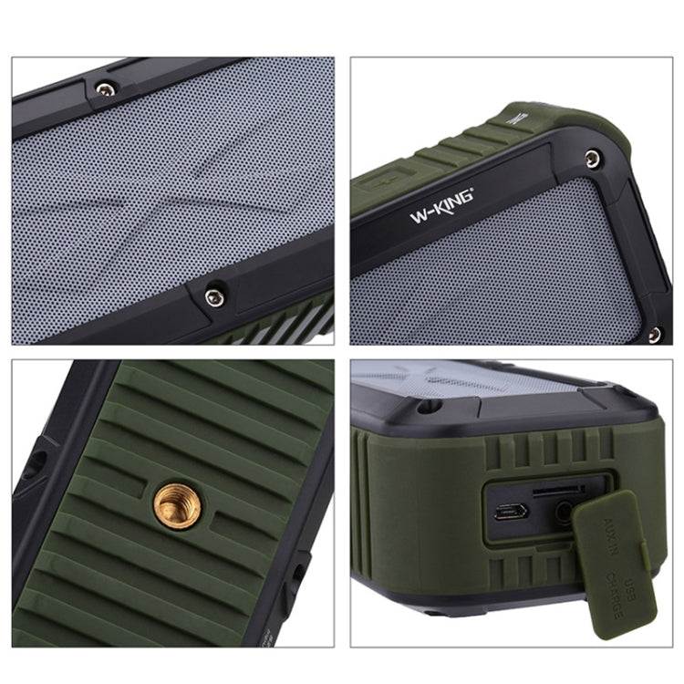 Altoparlanti W-KING S20 Altoparlante Bluetooth impermeabile IPX6 Altoparlante Bluetooth NFC portatile per esterni/doccia/Radio FM bicicletta