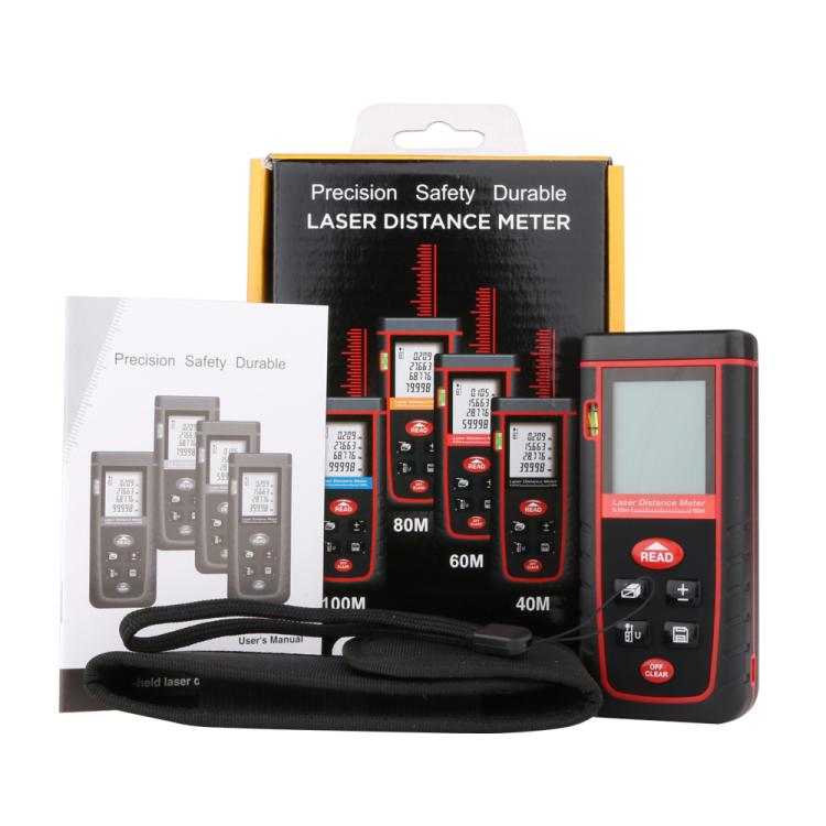 RZ-S60 Misuratore di distanza laser portatile, distanza di misurazione: 60 m, RZ-S60