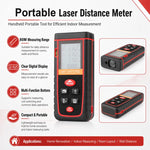 RZ-S80 Misuratore di distanza laser portatile, distanza di misurazione: 80 m, RZ-S80